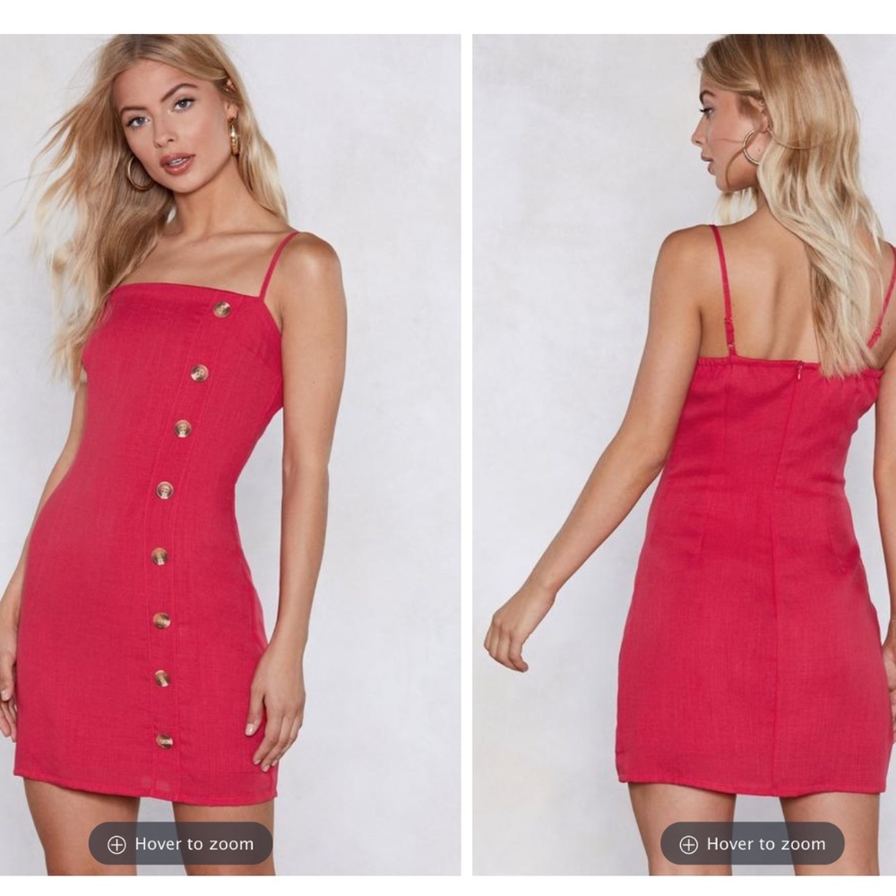 Button Down and Out Mini Dress NWT * Sold *